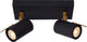 Lucide grony - plafondspot (plafondlamp) - led dim to warm - gu10 - 2x5w 2200k 3000k - zwart