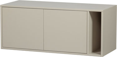 Vtwonen settle down tv meubel bankje - grenenhout - dust beige - 45x108x44 cm