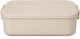Brabantia make take lunchbox broodtrommel - medium - kunststof - soft beige
