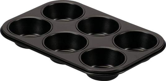 Basic culinair muffinvorm 12 cups – pfas-vrije bakvorm – carbon staal – voor cupcakes en muffins