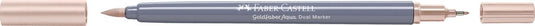 Faber-castell - duo aquarel marker - goldfaber - abrikoos 116 - brush 0,6mm - fc-164616