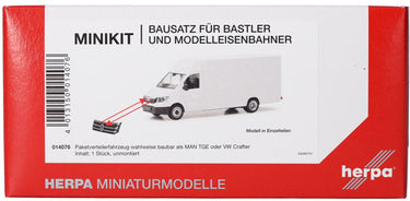 Herpa man tge vw crafter, wit (minikit)