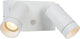 Lucide taylor - wandspot wandlamp binnen buiten - 2xgu10 - ip54 - bewegingssensor - wit