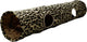 Flamingo kattentunnel – leopard katten tunnel met bal – 130x25cm – opvouwbaar met 4 ingangen en knispergeluid