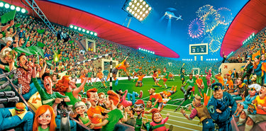 Castorland puzzel voetbal championshipo kunst collectie - 4000 stukjes.