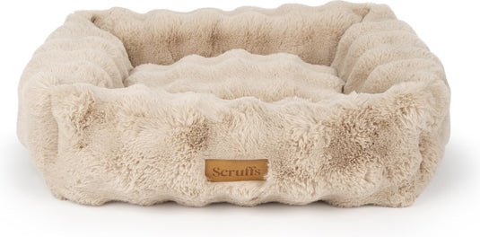 Scruffs - alpine box bed - hondenmand - champagne - large 75 x 60 cm
