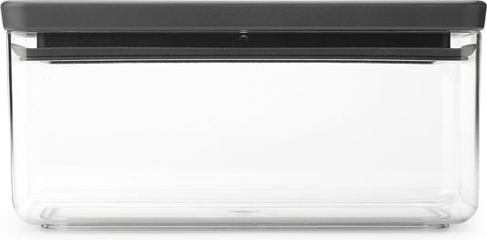Brabantia tasty+ voorraadbus - stapelbaar - 1,5 l - dark grey
