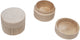 Playwood houten speelgoed kistje rond beukenhout naturel 5,8 cm.