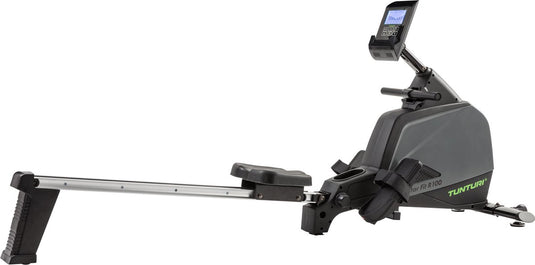 Tunturi star fit r100 roeitrainer - roeimachine met 24 weerstandsniveaus - roeiapparaat voor thuis - opklapbaar - kleur: zwart