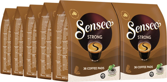Senseo strong koffiepads - intensiteit 7 9 - 10 x 36 pads