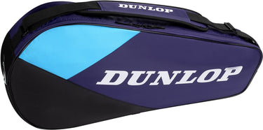 Dunlop - tennistas- fx-club 3rkt - unisex sporttas - violet zwart cyaan