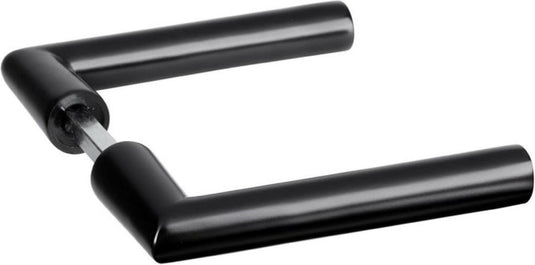 Impresso - london -deurbeslag set ( 2 x deurkruk exclusief rozet ) - aluminium - mat zwart