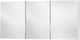 Differnz somero spiegelkast fsc 120 cm hoogglans wit