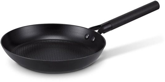 Brabantia patron koekenpan - ø 24cm - duurzame pan met luxe design handgreep - 100% pfas vrij - keramische antiaanbaklaag - inductie koekenpan - zwart