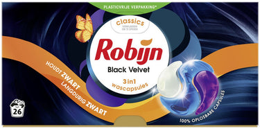 Robijn wascapsules 3-in1 black velvet 26 stuks