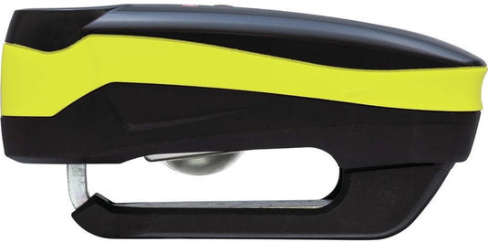 Abus motorslot schijfremslot met alarm - detecto 7000 rs1 - security level 13 - geel - geschikt voor motoren - scooters