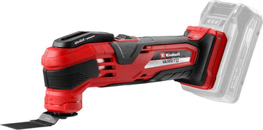 Einhell accu multitool varrito li solo - power x-change - 18 v li-ion - elektronische snelheidsregeling - incl. 6 opzetstukken en 9 vellen schuurpapier - excl. accu en lader