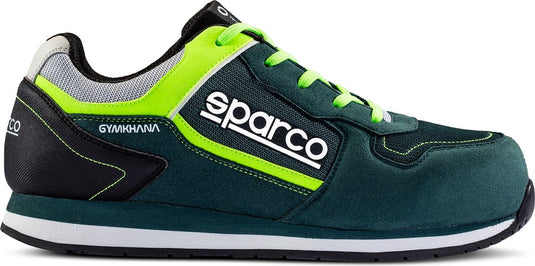 Sparco gymkhana seb s1p src – sportieve veiligheidsschoen met dynamische racingstijl - groen - maat - 46
