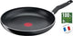 Tefal start'easy koekenpan 24 cm, rond, multifunctionele pan, zwart, titanium, aluminium, thermo-spot