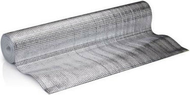 Kinzo radiatorfolie - 250 x 50 cm - aluminium - energiebesparende isolatiefolie