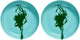 Serax - ottolenghi feast - bord - azurblauw groen - 22 ø - 2 stuks