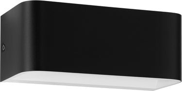 Eglo sania 4 wandlamp - led - 20 cm - zwart|wit