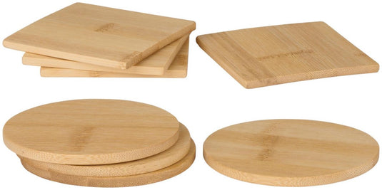 Alpina bamboe onderzetters 8-delig