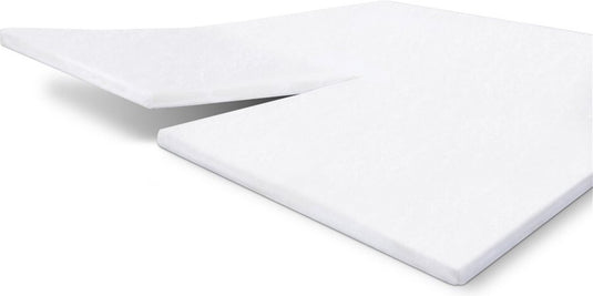 Walra molton hoeslaken - molton 180x200 210 - 100% katoen - wit