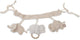 Jollein wagenspanner - kinderwagen speelgoed - elephant tales