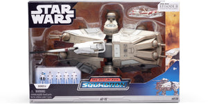 Star wars jazwares feature vehicle met figure dreadnaught class at-te 23 cm vehicles