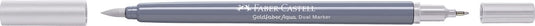 Faber-castell - duo aquarel marker - goldfaber - titanium licht paars 277 - brush 0,6mm - fc-164677