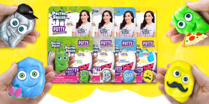 Doctor squish – putty diy figuren 4-pack – josé, jenkins, jupiter josephine