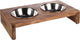 Flamingo kato duo dinner staander - eet- en drinkpot honden;katten - eet- en drinkpot set kato inox 2x350ml 13cm - 1st - 132935 - 1st