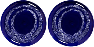 Serax - ottolenghi feast - bord l - donkerblauw wit - 26 ø - 2 stuks