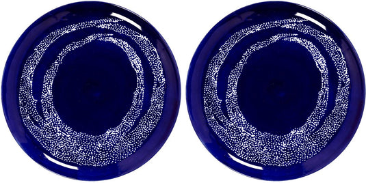 Serax - ottolenghi feast - bord l - donkerblauw wit - 26 ø - 2 stuks