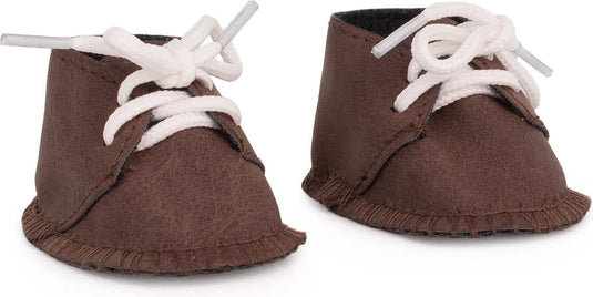 Miniland ml poppen: schoenen voor jongen meisje 32m, bruin, 3+