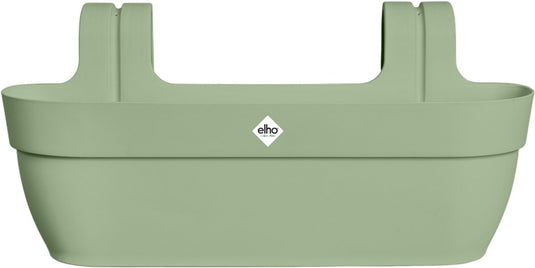 Elho vibia campana easy hanger xl 58 - plantenbak voor balkon - balkonbak - 100% gerecycled plastic - l56 x b26.8 x h23.7 cm - pistachegroen