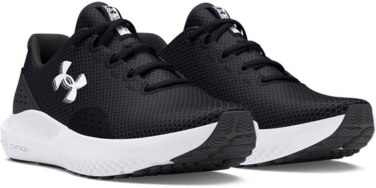 Under armour ua w charged surge 4-blk dames sportschoenen - zwart - antraciet - wit