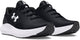 Under armour ua w charged surge 4-blk dames sportschoenen - zwart - antraciet - wit