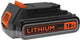 Black+decker schuifaccu 18v, 2.5ah lithium-ion - bl2518-xj