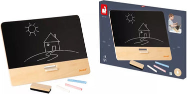Janod - schoolbord - tijdloos krijtbord - tafelmodel ophangbaar