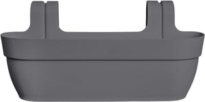 Elho vibia campana easy hanger xl 58 - plantenbak voor balkon - balkonbak - 100% gerecycled plastic - l56 x b26.8 x h23.7 cm - antraciet