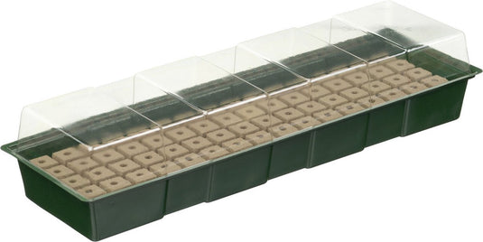 Nature - kweekbak - met groeimedium - h10 x 49 x 15,5cm - 4 x 16 vakjes