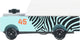 Candylab speelgoedauto - candycar mini zebra drifter houten auto.