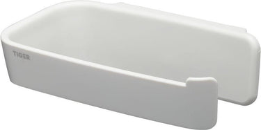 Tiger tess - wc rolhouder zonder klep - toiletrolhouder - zelfklevend - 3m tape - boren - wit