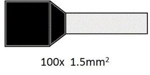 Cimco adereindhuls geïsoleerd 1,5mm2 per 100