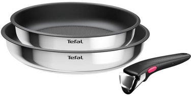 Tefal cook eat 22 26 cm pannenset zilver