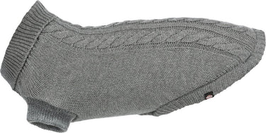 Trixie trui kenton grijs - hondenkleding - 50 cm
