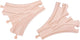 Bigjigs houten rails - 3-weg splitsing, 2st.