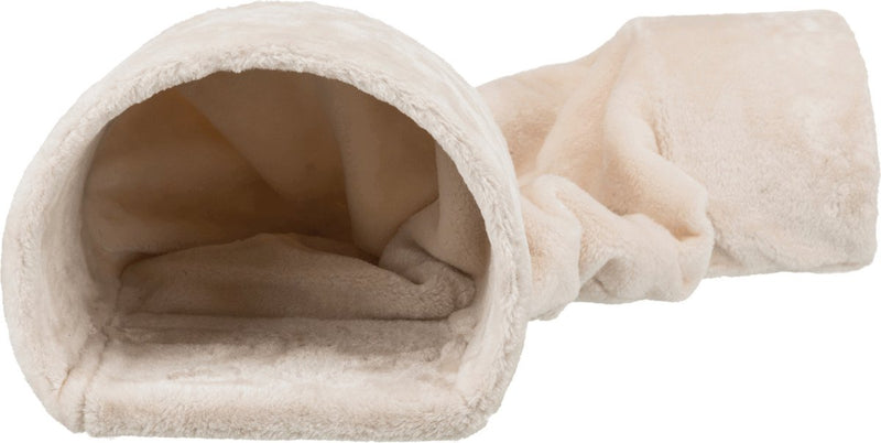 Load image into Gallery viewer, Trixie speeltunnel konijn cavia pluche beige
